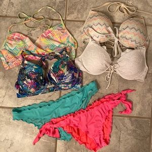 6 piece bundle VS bathing suits